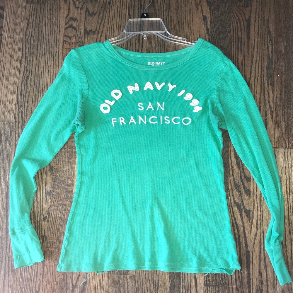 OLD NAVY green long sleeve